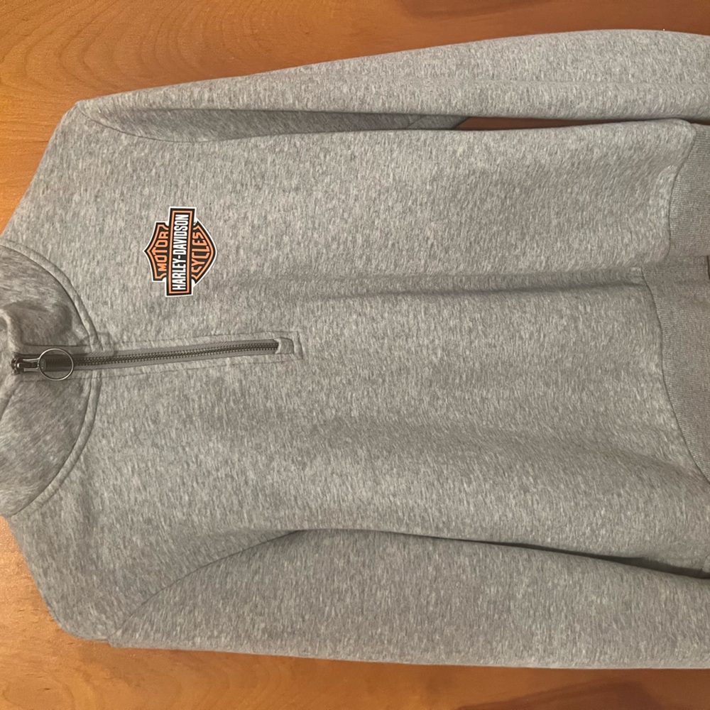 Harley Davidson zip up sweatshirt